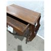 Image 3 : Vintage Magazine Rack Table with Drawer