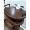 Image 3 : Vintage Oval Wooden Table with Drawer