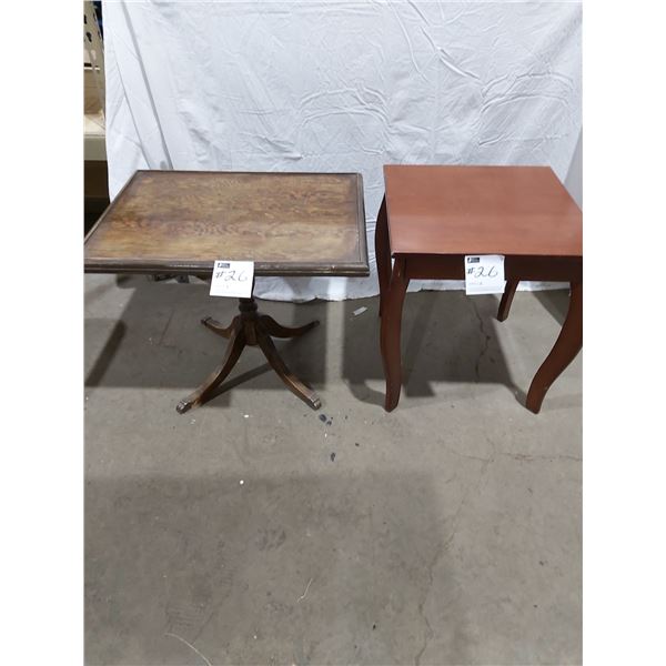 2 Wooden Coffee Tables