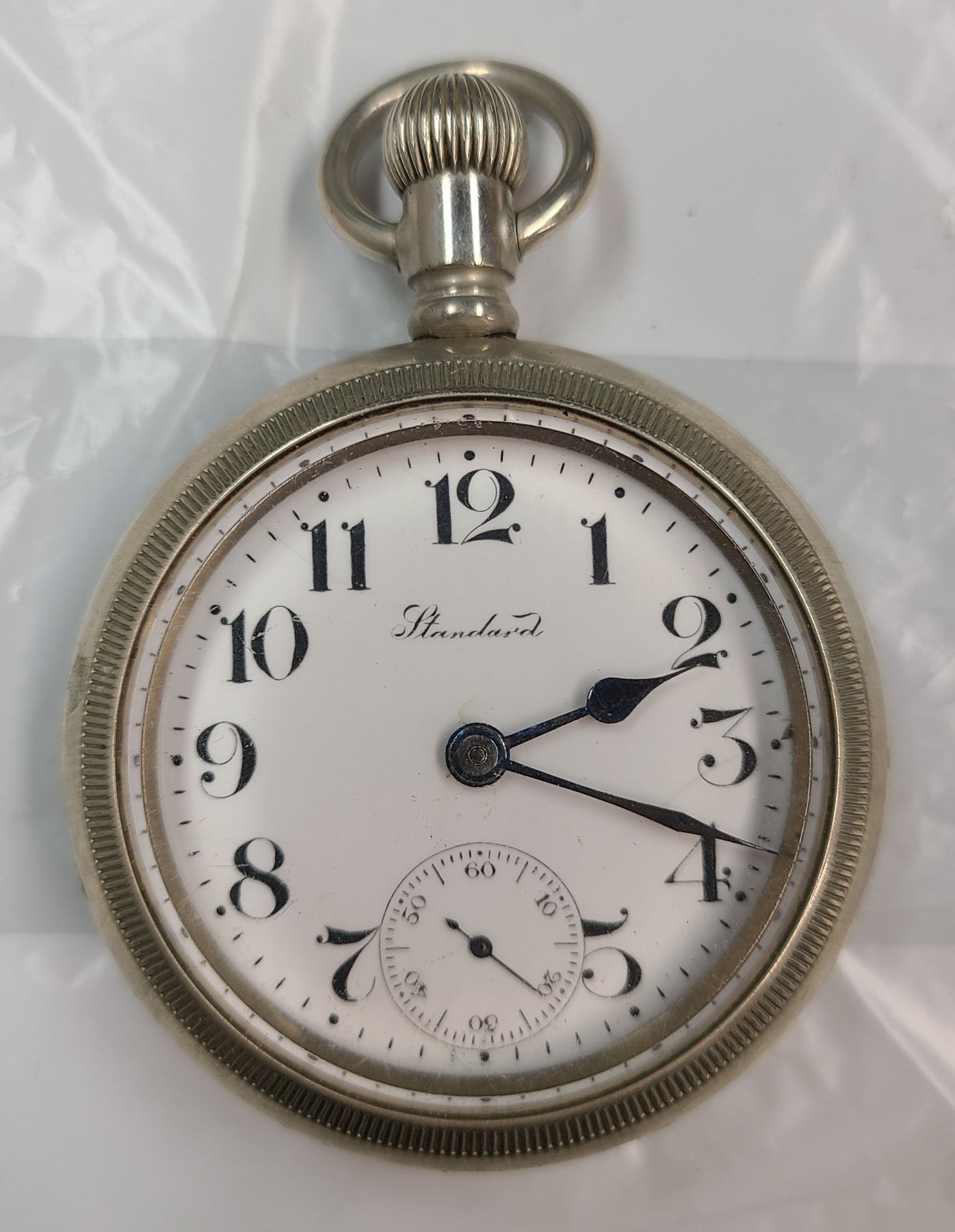 Standard Watch New York Standard Watch Co. 16s Pocket Watch #BD045923, Circa 1910.