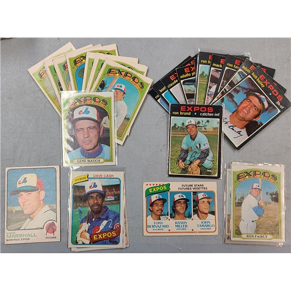 Montreal Expos the Early Years Baseball Cards