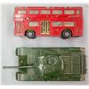 Image 1 : Dinkey Toy Centurion Tank & Matchbox Toy Double Decker Bus.