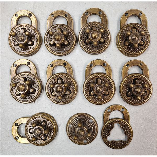 Bag Locks Brass Cast Handbag or any bag Locks 10 in total