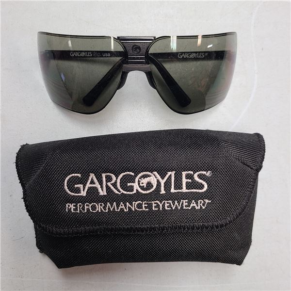 Gargoyles CLASSIC ANSI Safety Glasses, BALLISTIC Smoke Color Lens & Case