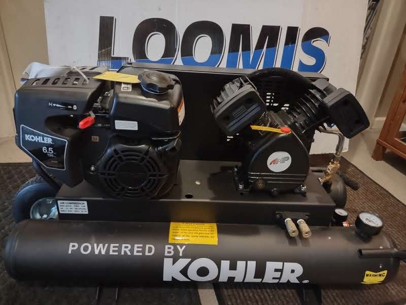 NEW AMP KOHLER SERIES 8 GALLON TWIN TANK COMMERCIAL AIR COMPRESSOR ...