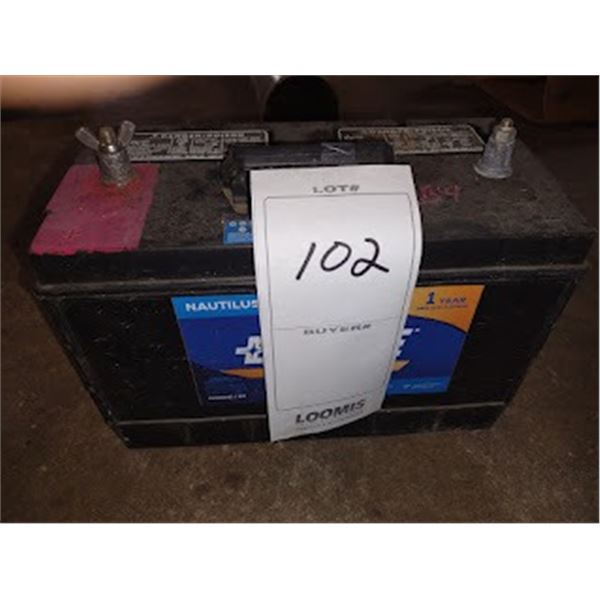 EXIDE MARINE DEEP CYCLE BATTERY