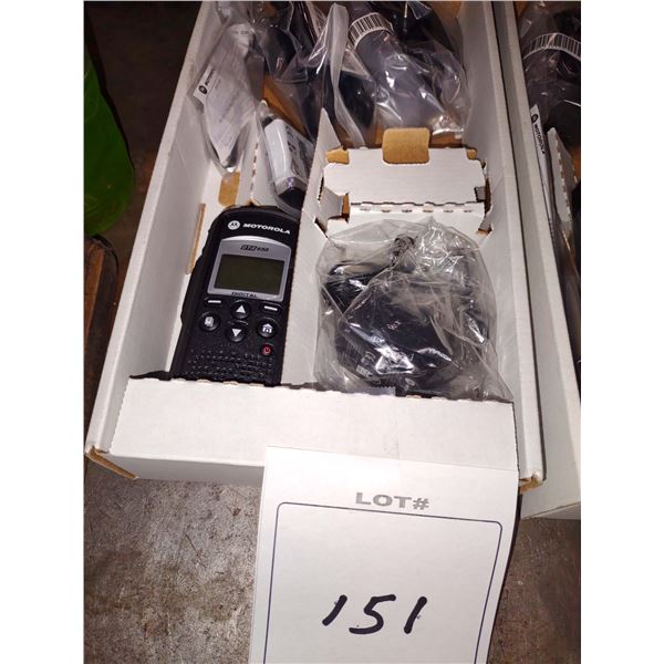 NEW, MOTOROLA DTR SERIES PORTABLE RADIO ($398.00 NEW)