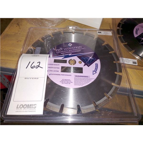 NEW, PITT INDUSTRIAL DIAMOND WET/DRY CEMENT BLADE 14x125x1