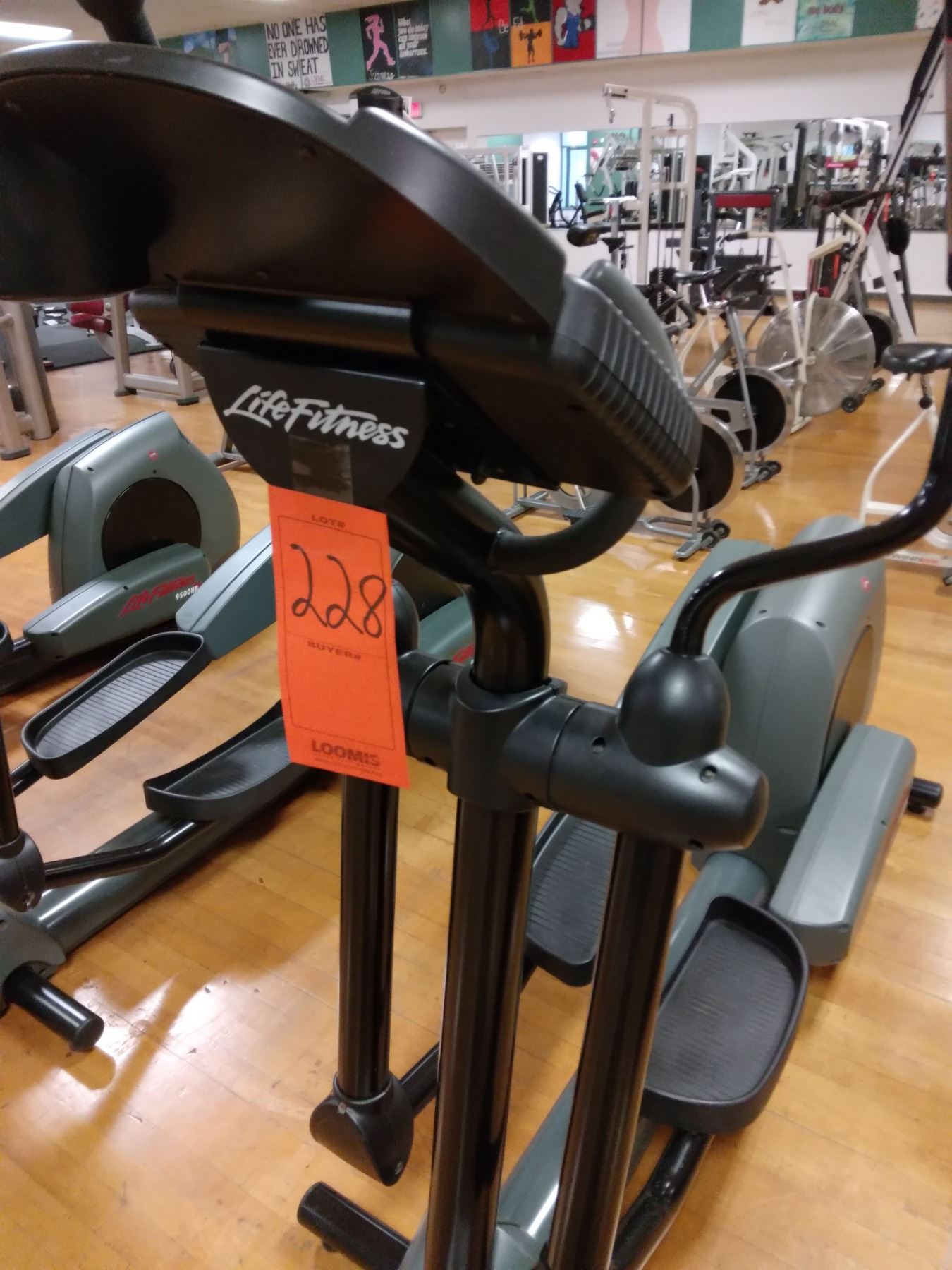 LIFE FITNESS 9500HR ELLIPTICAL (COST $3,500.00 NEW)