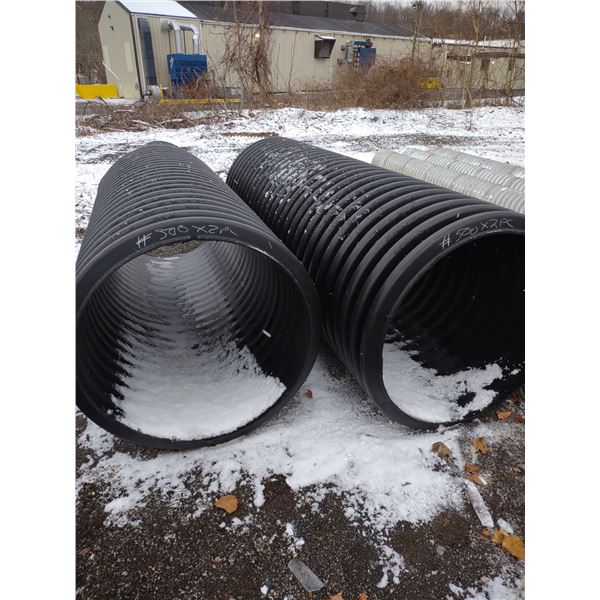 PVC CULVERT PIPE, 8.5' L x 40" W (X2)