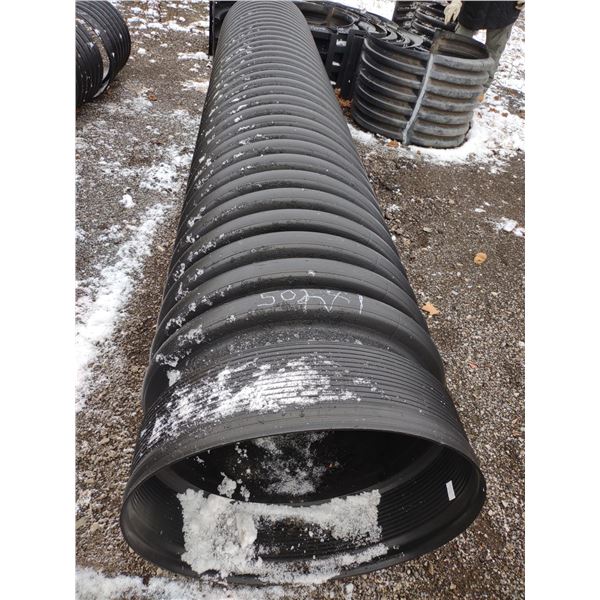 PVC CULVERT PIPE, 141" L x 26.5" W (X1)
