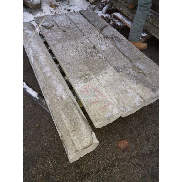 6 FT CONCRETE PARKING BLOCKS, LOOK NEW (X5)