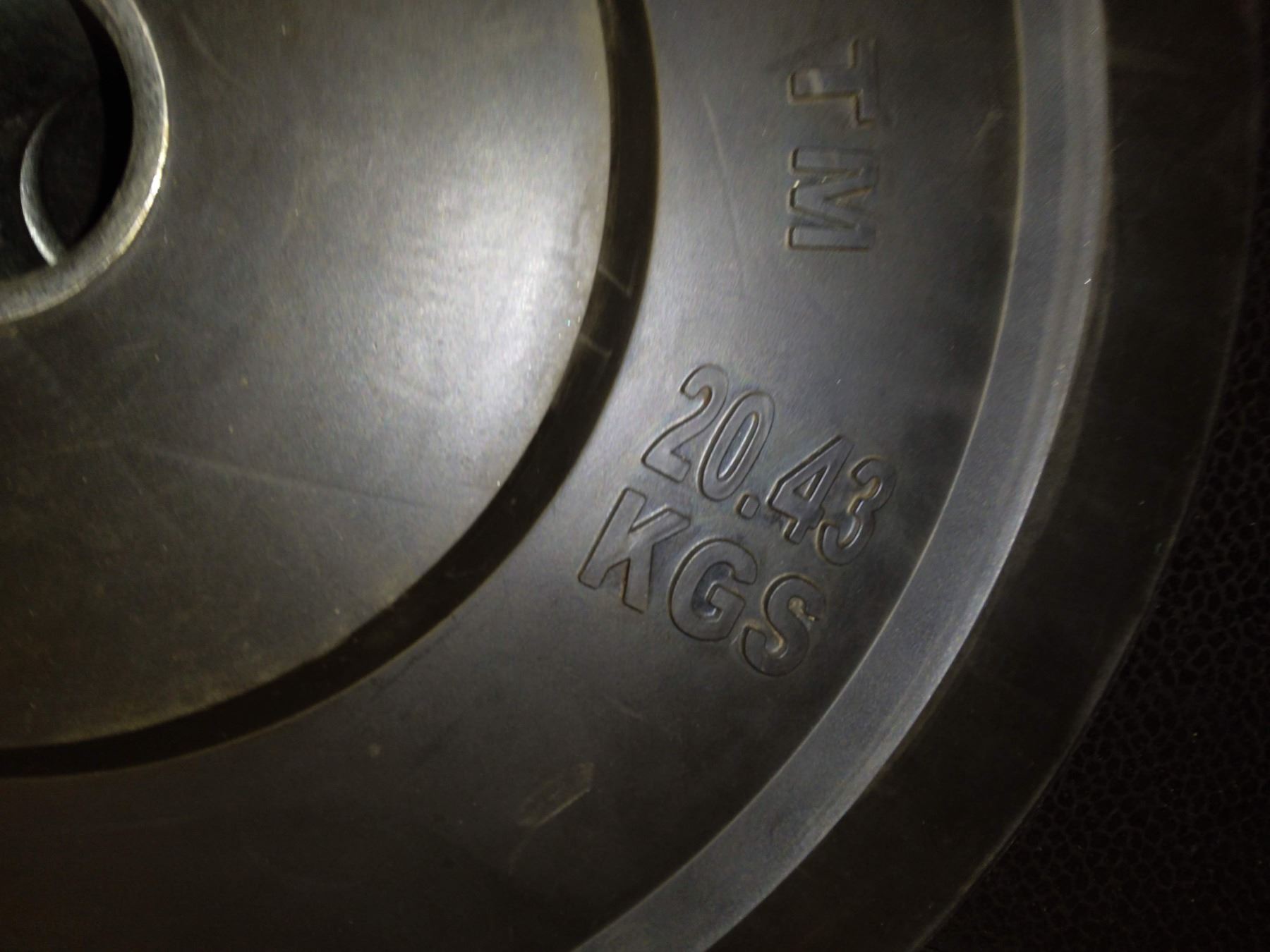 SPORTSMITH 45 LB RUBBER PLATES (X2)