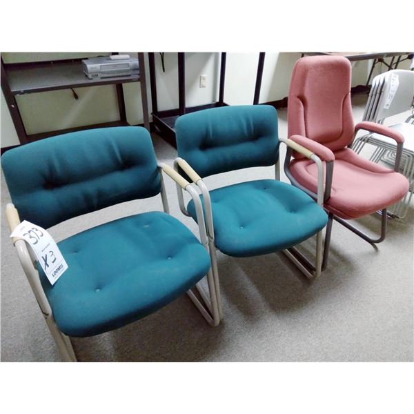 LOT OF 3 CHAIRS