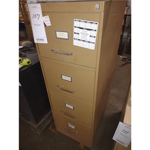 4 DRAWER FILING CABINET