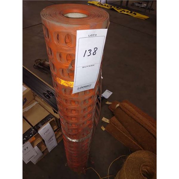 1 ROLL OF CONSTRUCTION FENCE