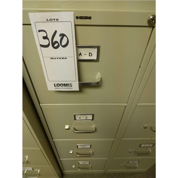 HON 4 DRAWER FILING CABINET