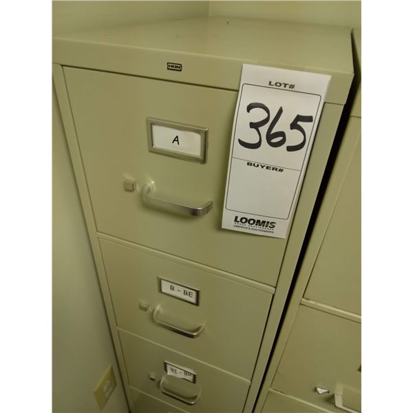 HON 4 DRAWER FILING CABINET
