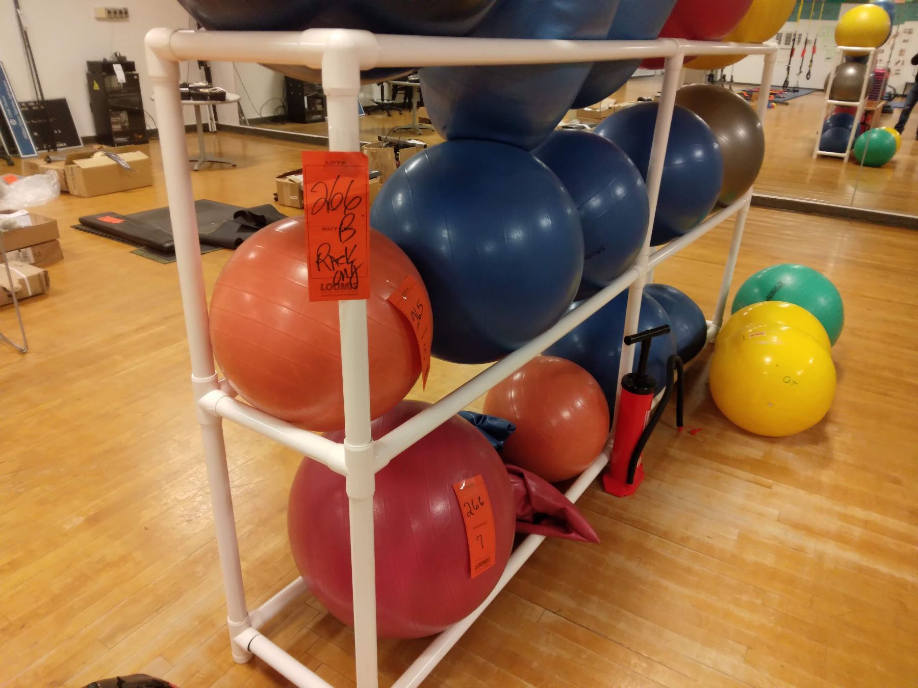3 TIER STABILITY BALL RACK (RACK ONLY)