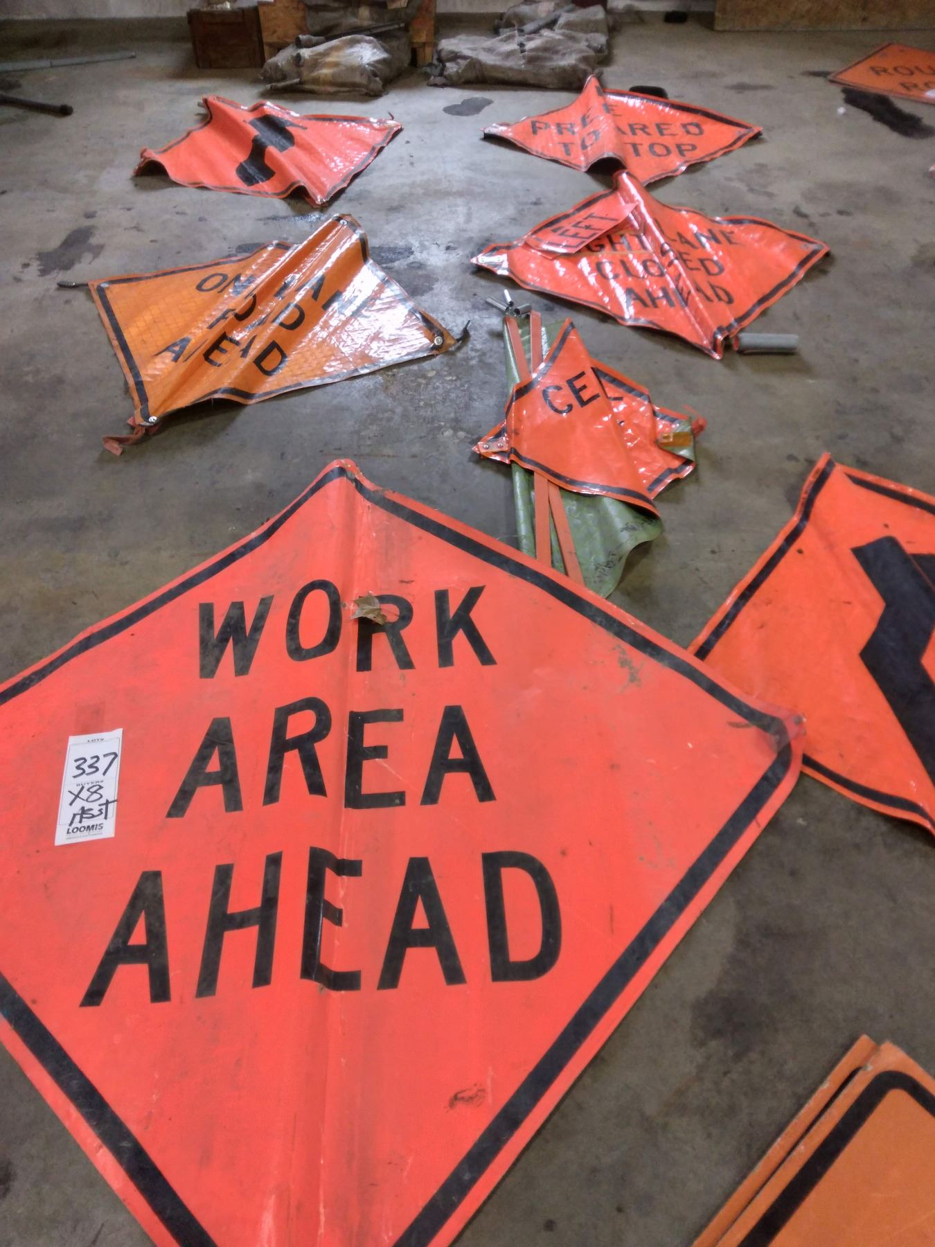 ASSORTED ROAD SIGNS (X8)