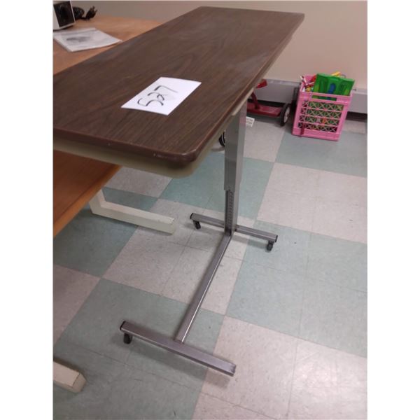 ROLLING BEDSIDE CART (MISSING WHEEL)