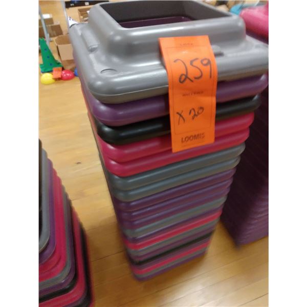 LOT OF AEROBIC STEP RISERS (Appox. 20 in the lot)