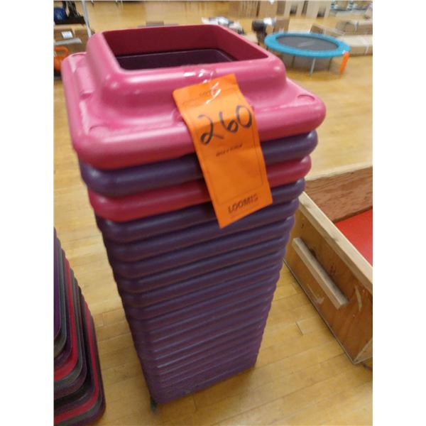 LOT OF AEROBIC STEP RISERS (Appox. 20 in the lot)
