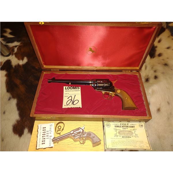COLT 125 ANNIVERSERY 45 SINGLE ACTION ARMY (LOOKS NEW )