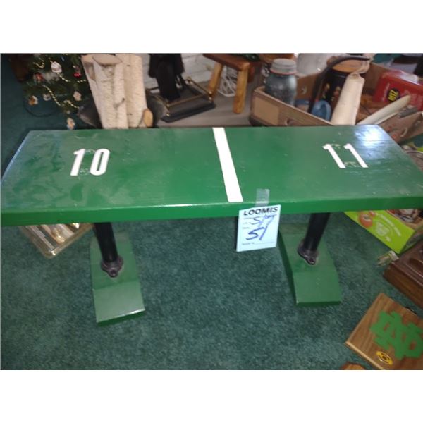 : Vintage Michigan State Stadium Seat , Restored