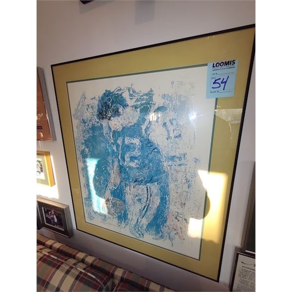 Vintage Joe Namath Limited Signed Large Framed  Print
