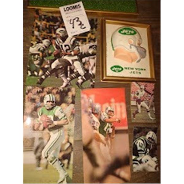 VINTAGE NAMATH & JETS SALES LOT