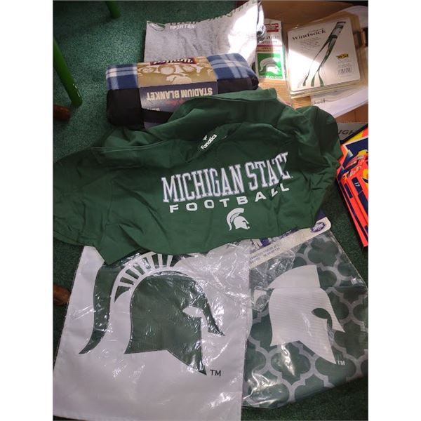 ASST SALES LOT OF MICHIGAN STATE ITEMS & APPERAL