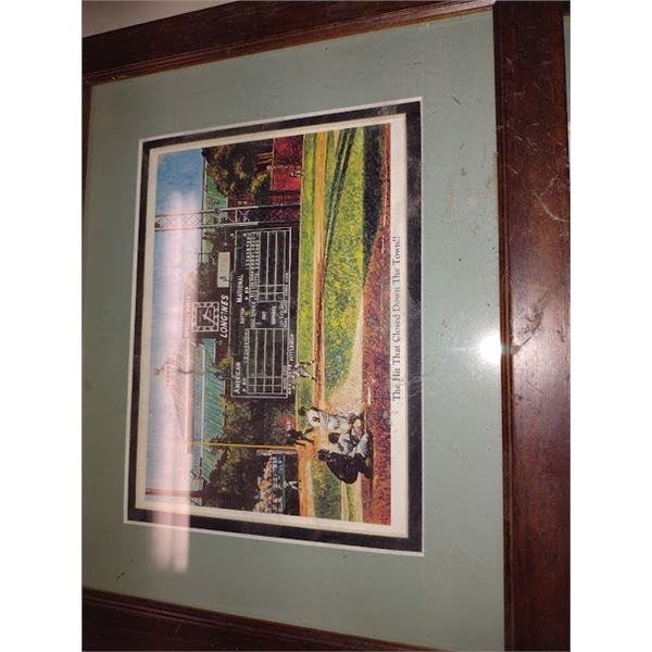 Framed Sports Art Sales Lots S/4