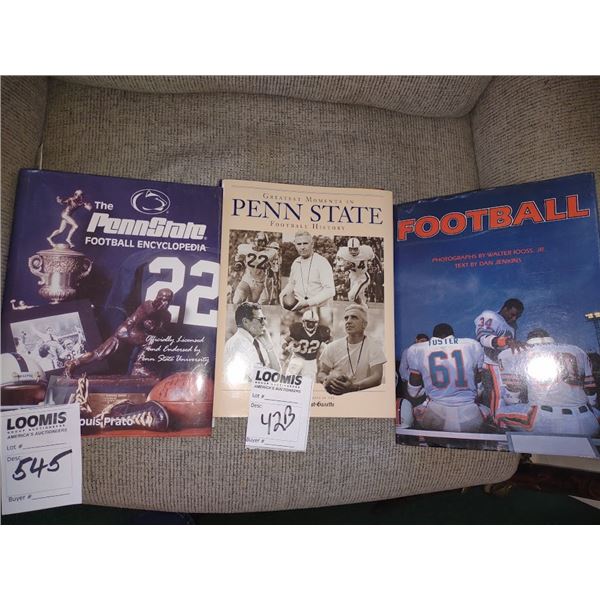 S/3 HARD BACK FOOBALL BOOKS (EXPENSIVE BOOKS)
