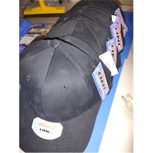 Xs 8 NEW BLACK ULTA FIT (ONE SIZE ) BALL HATS / BLANK