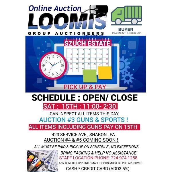 TIME TO PAY & PICK UP !!!
