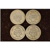 Image 2 : 1901-O, 1906-D, 1908 & 1912-S SILVER BARBER DIMES
