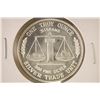 Image 1 : 1 TROY OZ .999 FINE SILVER PF ROUND SILVER TRADE