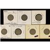 Image 1 : 1906-1912 LIBERTY "V" NICKELS, 7 COINS NO DUPES.