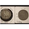 Image 2 : 1943-S & 1944 WALKING LIBERTY HALF DOLLARS