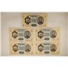 Image 1 : 5-1955 MONGOLIA 1 TUGRIK BILLS CRISP UNC