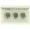 Image 2 : 1980 SBA DOLLAR P/D/S SOUVENIR SET WITH ENVELOPE