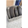 Image 2 : BIN OF 4 TIRES