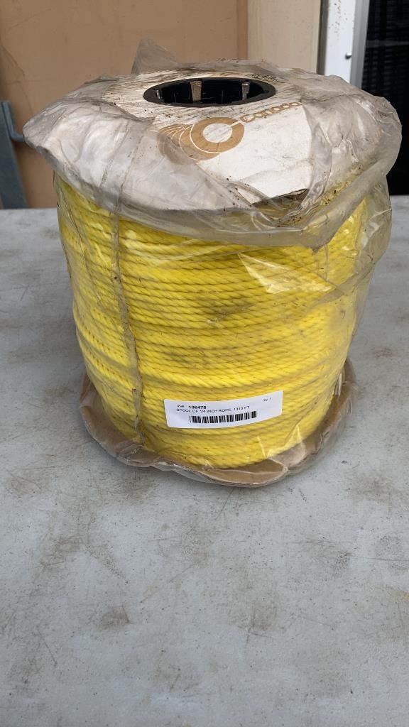 SPOOL OF 1 4 INCH ROPE 1310 FT spool-of-1-4-inch-rope-1310-ft