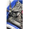 Image 8 : TOTE AND BOX OF BAGS, BACKPACKS AND MORE
