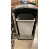 Image 2 : RUBBERMAID 3964 PLAZA INDOOR/OUTDOOR CONTAINER 50 GALLON, BLACK, WITH INSERT