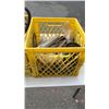 Image 2 : 2 CRATES OF LIFTING STRAPS, SHOP SUPPLIES, WIRE CABLE