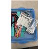 Image 8 : LOT OF ELECTRICAL BREAKERS, CALIPERS, COUNTERS AND NEW PRESSURE GUAGES
