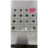 Image 2 : 15 CANADIAN 25 CENT 2004-2017 ALL COLOURED