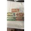 Image 1 : 5 CANADIAN BILLS $1 AND $2 1954,1973 AND 1986